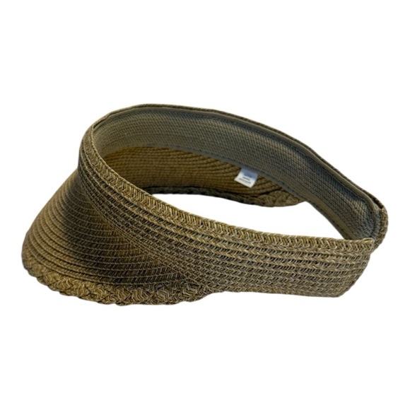 Straw Visor Summer Straw Sun Hat - Picture 4 of 10